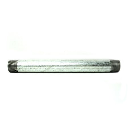 Thrifco Plumbing 3/4 Inch x 11 Inch Galvanized Steel Nipple 5220040
